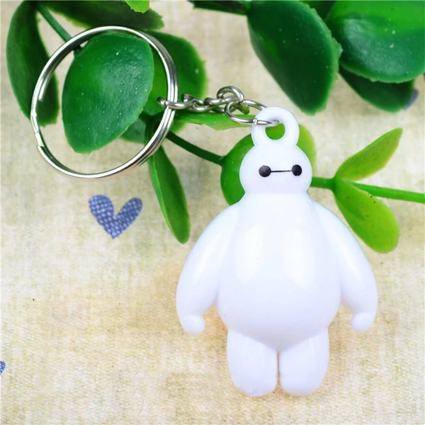 Брелок Baymax Big Hero 6 2 шт. 4 см Милая Мини фигурка игрушки брелок подвеска подарок на