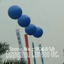 Большой 2,5 м Диаметр синий надувной гелий шар/Вы можете добавить ваши баннеры/разные цвета