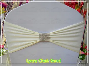

1/2-Bling Diamond mesh Buckle- Spandex/Lycra/Expand Chair Bands/Chair cover sashes For Wedding Party Banquet Decorations