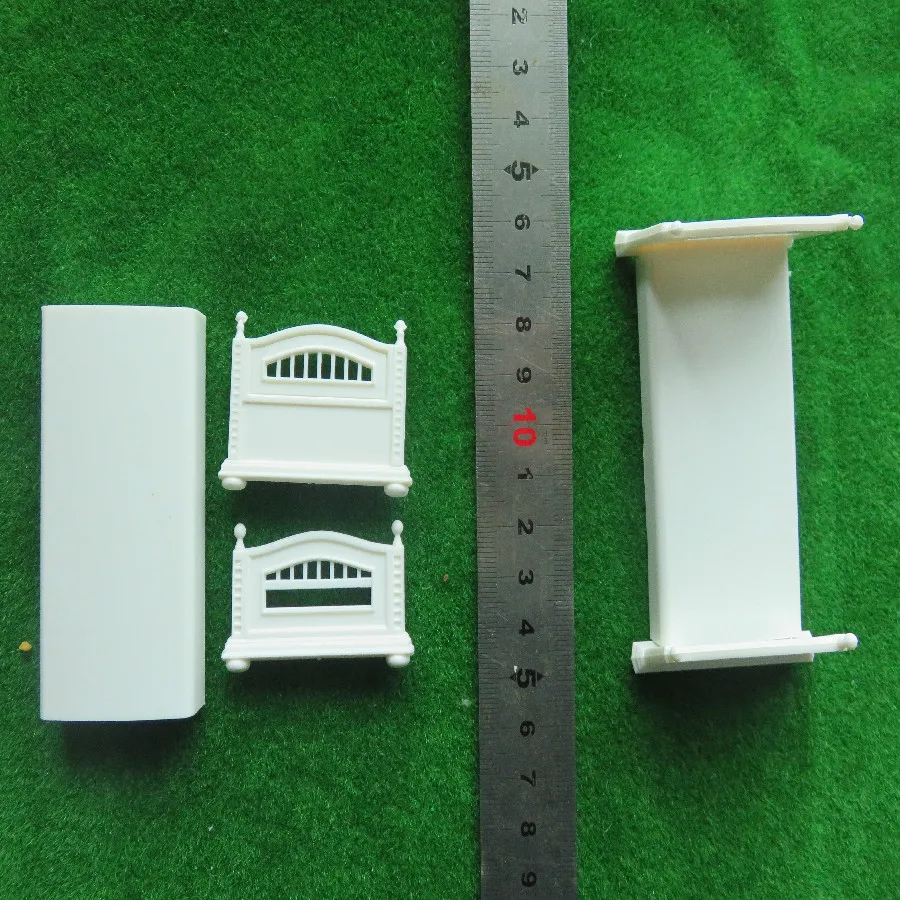 architecture model scale bed abs plastic (4)