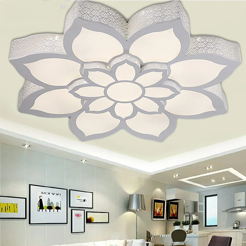 New-pattern-Double-layer-large-lotus-type-ceiling-lamp-RGB-white-light-warm-light-intelligent