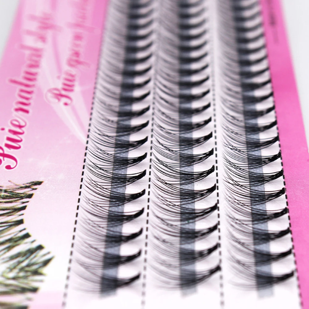 60pcs Faux Mink Individual Eyelash Extension Cluster False Eye Lashes 6/8/9/10/11/12/14mm Makeup Tools Grafting Fake Eyelashes | Красота и