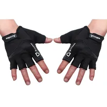Marca Medio Dedo Transpirable Deporte Al Aire Libre Guantes Guantes de Moto de Motocross Ciclismo para Bicicleta de Carreras Guantes de Equipo de Protección