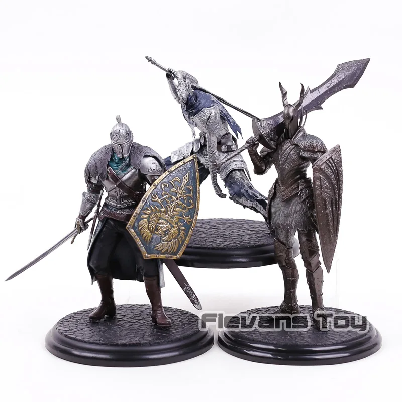Günstig Hot Spiel Dark Souls Schwarz Ritter Faraam Ritter Artorias Die Abysswalker PVC Statue Figure Sammeln Modell Spielzeug