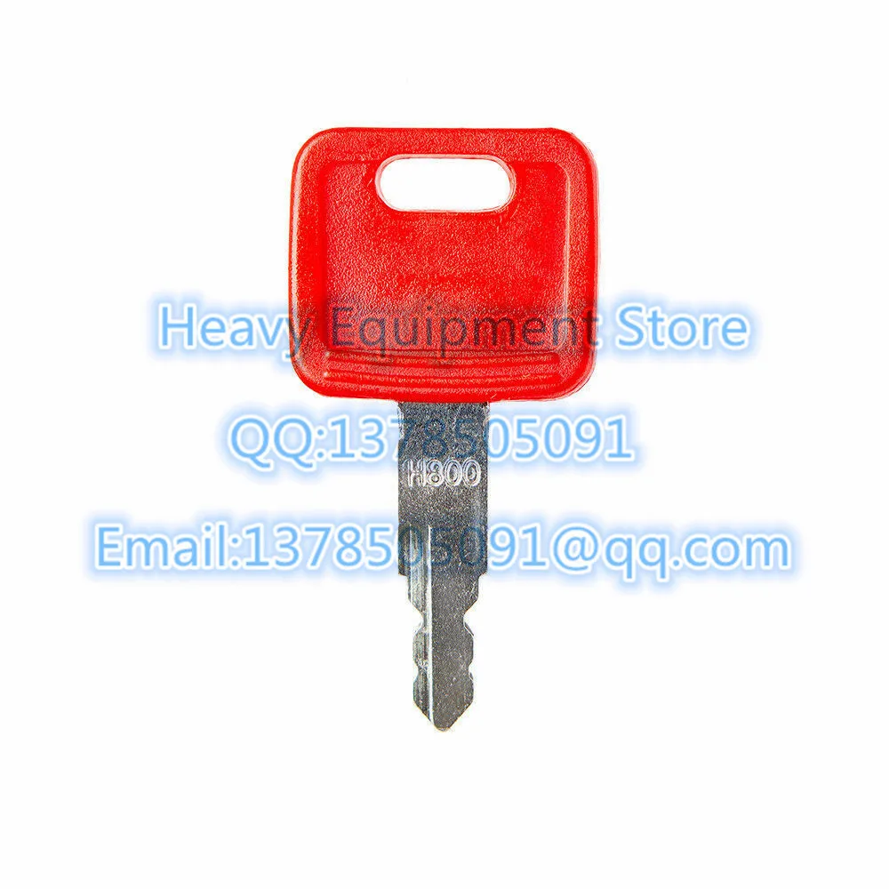 

1PC H800 Key for John Deere JD Hitachi Case New Holland NH Equipment Ignition Starter Switch