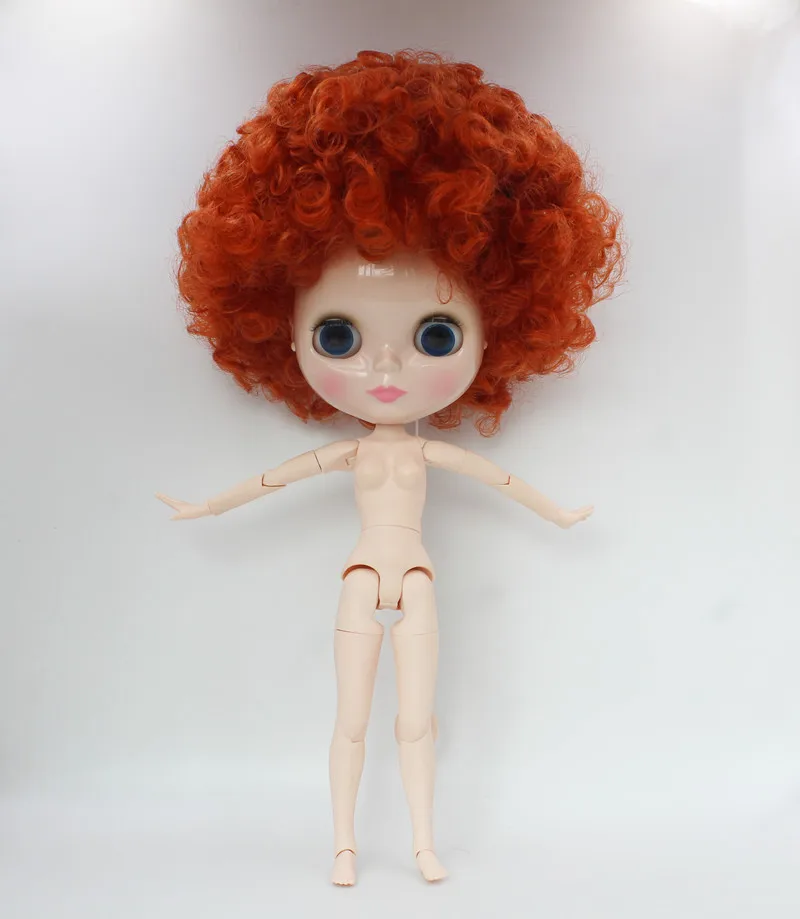 

Free Shipping big discount RBL-682J DIY Nude Blyth doll birthday gift for girl 4color big eye doll with beautiful Hair cute toy