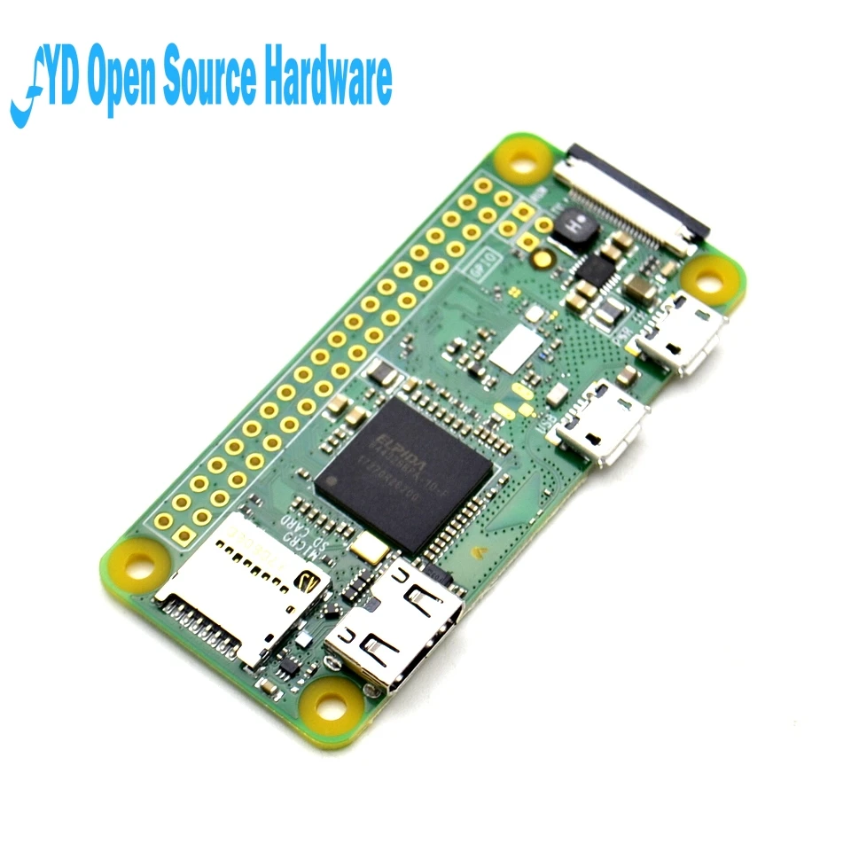 1 шт. Raspberry Pi Zero W Плата ГГц процессор 512 МБ ОЗУ со встроенным WIFI и Bluetooth RPI 0