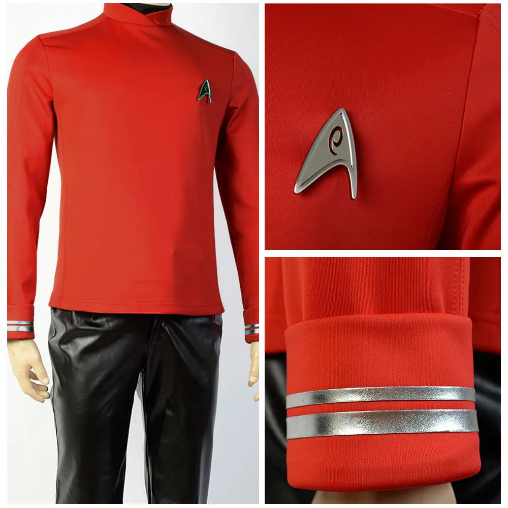 Buy Star Trek Beyond Scotty Outfit Engineer Red Suit