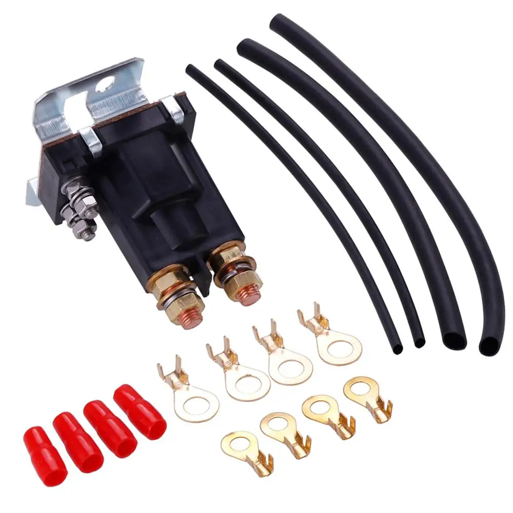 500A4Pin Auto Starter Relay Vehicle Contactor Double Batteries Isolator