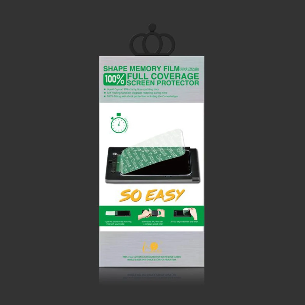 

5pcs Full Cover Soft Hydrogel Screen Protectors For iphone 6 6S 6 6S Plus Screen Protector film SO Easy Shape memory film