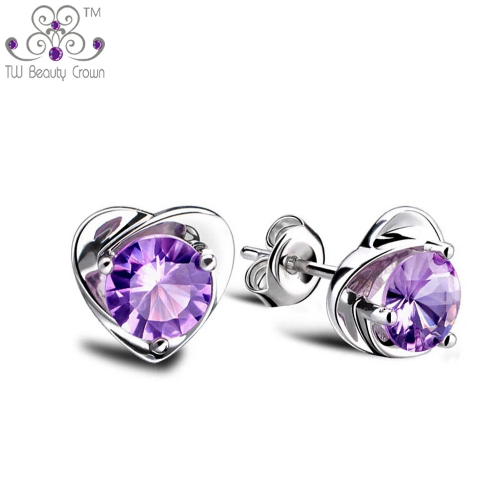 Женские серьги гвоздики из серебра 925 пробы с фианитом|rose flower stud earrings|flower earringsstud