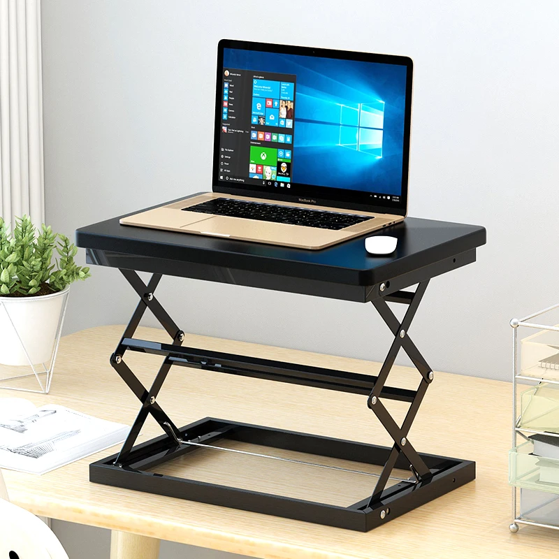 Stand Up Computer Lift Table Desktop Computer Desk Foldable