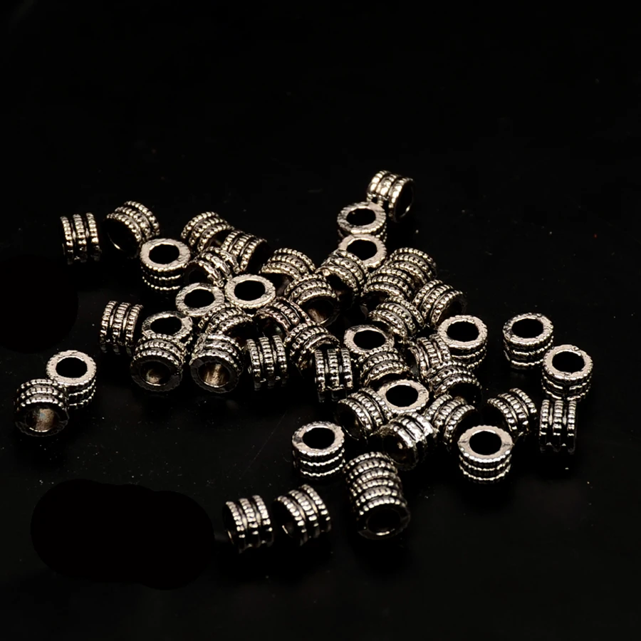 soosmith-Antique-Silver-Round-Hole-Spacer-Beads-Wheel-Metal-Beads-For-Jewelry-Making-Diy-Jewelry-Findings-Fashion-Accessories-(3)