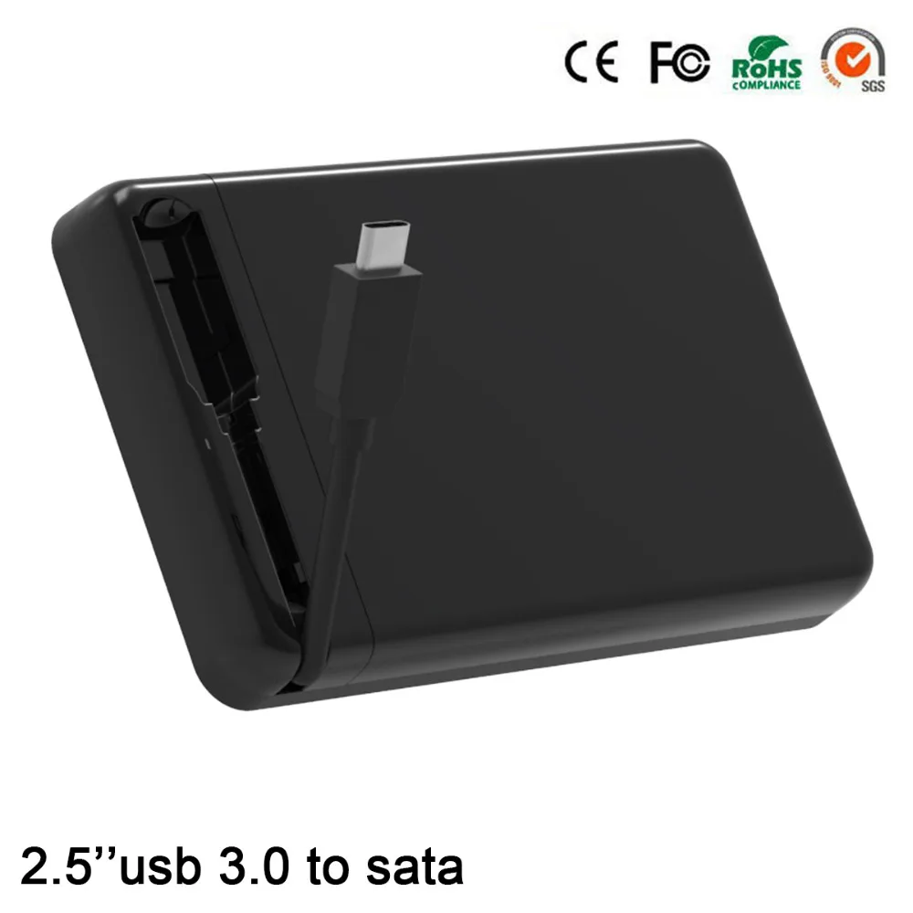 

7/9mm hard disk 2.5 case 3.0 hdd usb box sata caja disco duro externo usb 3.0 type C 2.5 hdd case usb hdd case caja external