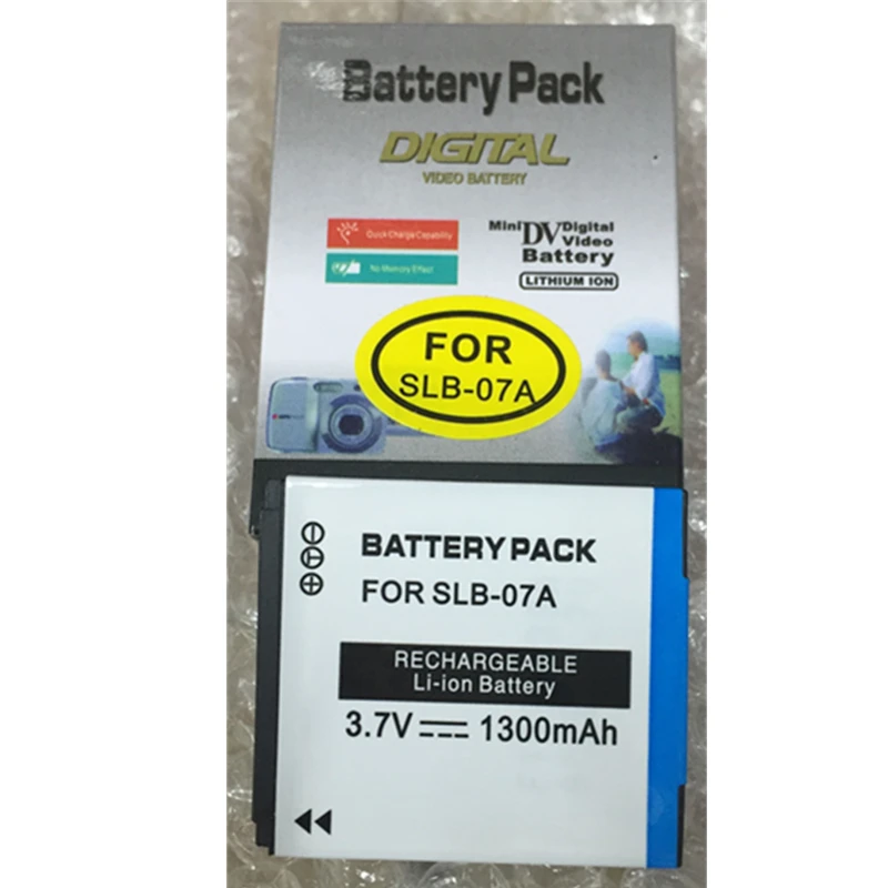 

SLB-07A lithium batteries pack SLB 07A For SAMSUNG PL150 ST50 ST500 ST550 ST600 TL90 TL100 TL205 TL210 TL220 TL225