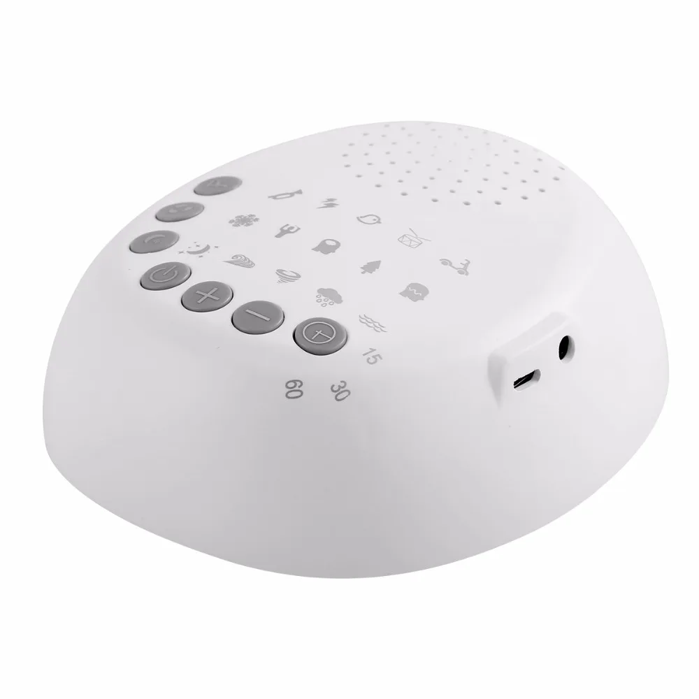 

White Noise Machine Sleep Sound Machine For Sleeping & Relaxation for Baby Adult USB Rechargeable Sleep Aid Device
