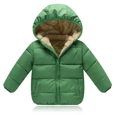 Biniduckling куртка для маленьких девочек детская одежда для девочек теплое пальто для девочек зимняя одежда Bebe Одежда и аксессуары для мальчиков Одежда для младенцев Детское зимнее пальто - Цвет: green