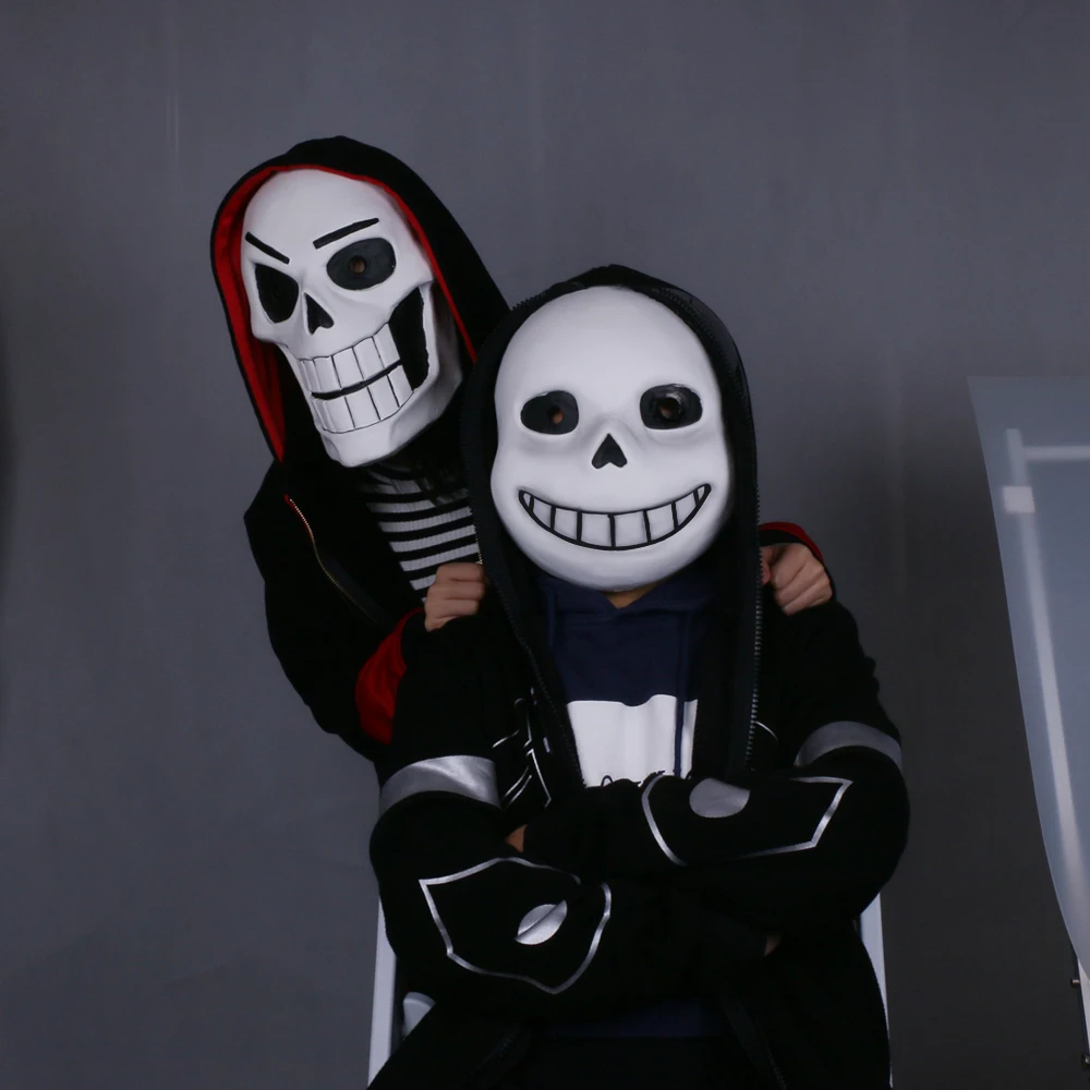 11 Halloween Costume Cosplay Movie Game Prop Mask Sans Undertale Helmet Hard Latex Cosplay Sans Papyrus Helmet Full Head Masks (2)