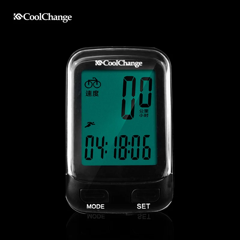 CoolChange Wireless Bike Computer 24 Waterproof Multifunction Bicycle Odometer Cycling Speedometer Stopwatch LCD Blue Backlight CoolChange Wireless Bike Computer 24 Waterproof Multifunction Bicycle Odometer Cycling Speedometer Stopwatch LCD Blue Backlight
