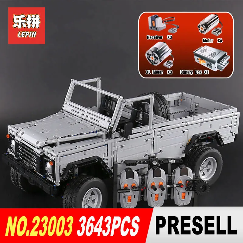 

Lepin 23003 3643Pcs Technic series Creative MOC RC Wild off-road vehicles model Building Blocks Bricks SUV toys for boys gifts