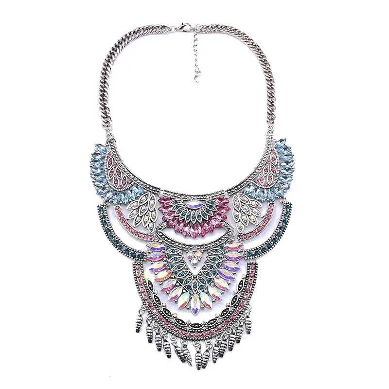 Женское винтажное ожерелье чокер с подвеской в виде цветка|flower pendant necklace|fashion