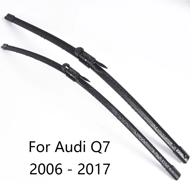Щетки стеклоочистителя лобового стекла для Audi Q7 форма 2006 2007 2008 2009 2010 2011 2012 2011 до Резина стеклоочистителя лобового стекла автомобиля