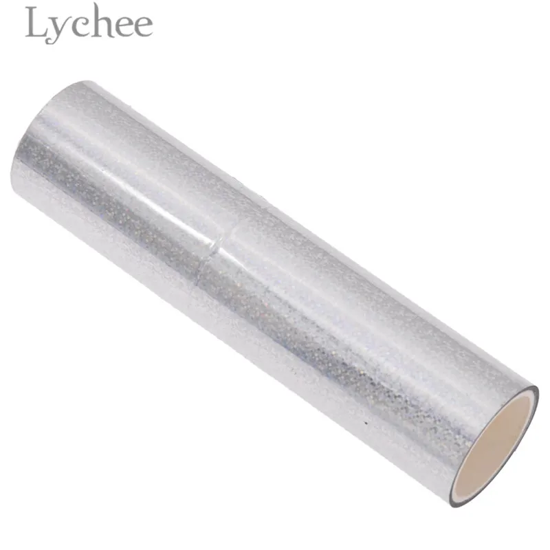 Lychee estampado en caliente de papel Multicolor de papel de aluminio láser Material de bricolaje para la tarjeta de la caja del bolso de la ropa de cuero