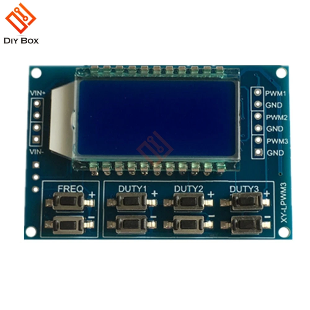 

1Hz-150Khz Signal Generator PWM Pulse Frequency Duty Cycle Adjustable Module LCD Display 3.3V-30V PWM Board Module