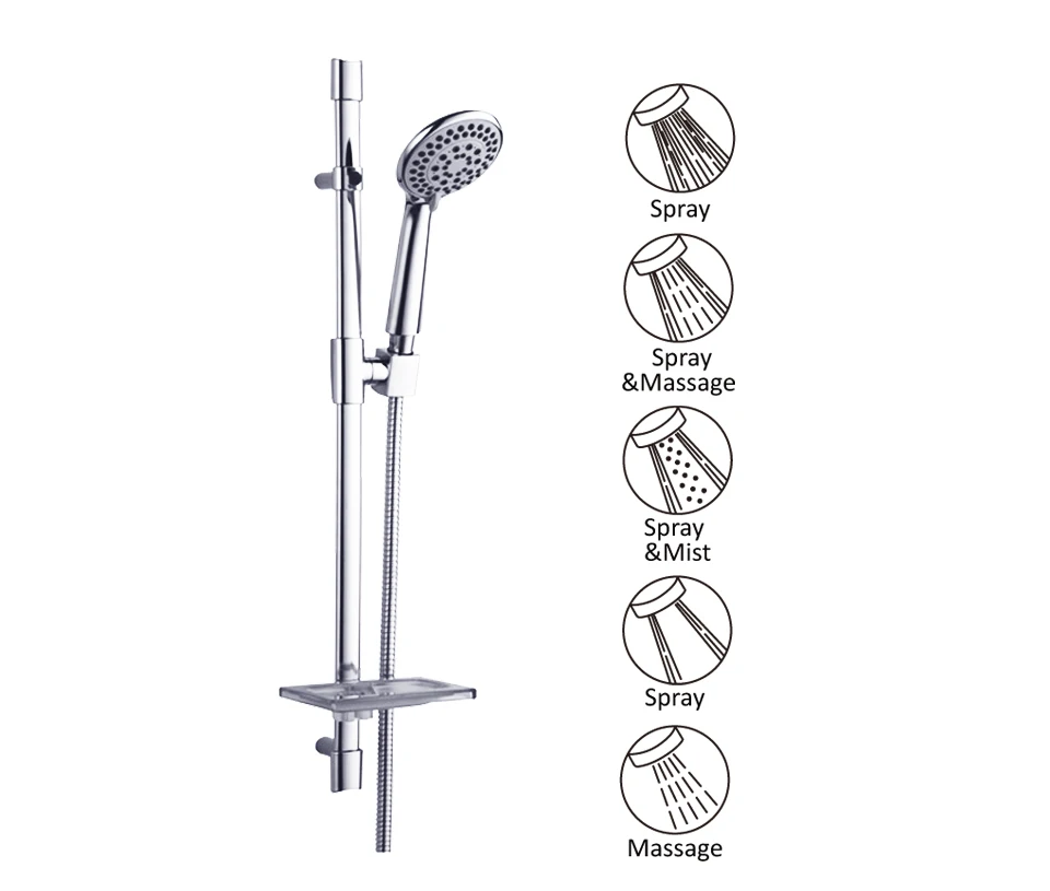 GAPPO душ подвижные планки душевой смеситель; термостатический ванная комната расширение Душ Регулируемый Настенный Держатель для душа
