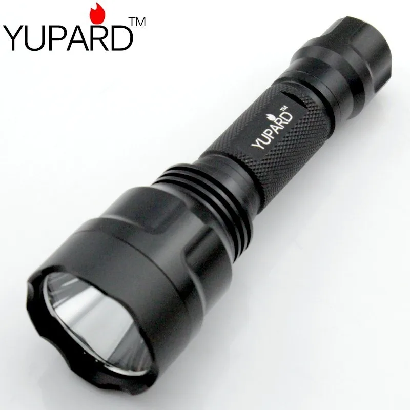 YUPARD Led flashlight C8 CREE Q5 LED 5mode Waterproof Flashlight( for 18650 rechargeable battery)camping lantern fishing outdoor | Освещение