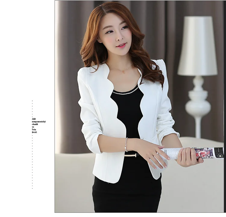 2017 Spring Fall The New Female Coat Slim Small Suit Dress