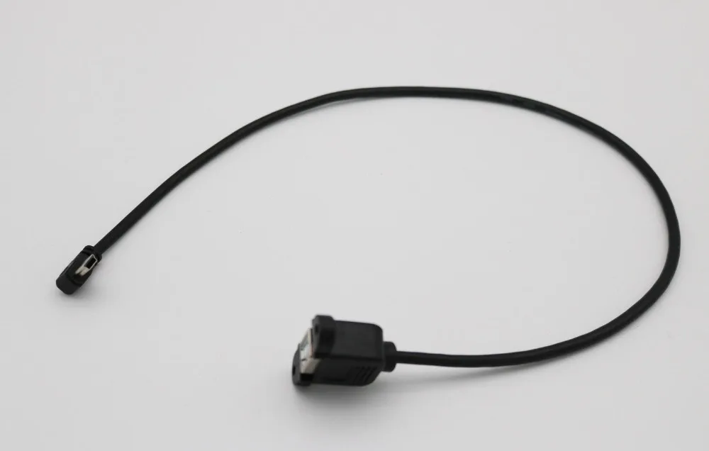 1 шт. мини 5 контактный мужской левый угол к USB 2 0 B гнездовой панельный