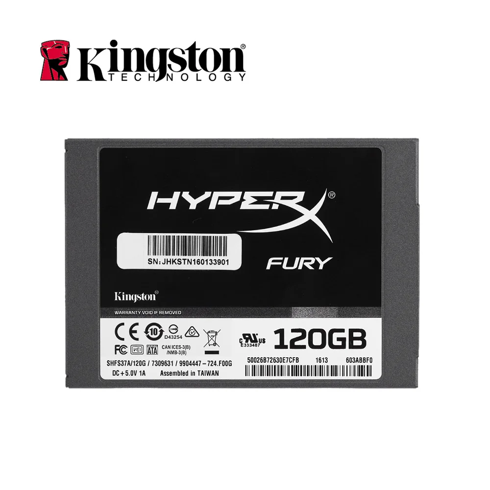 

Kingston HyperX FURY SSD 120GB 2.5" SATA III 3.0(6Gbps) HD SSD Disk Internal Solid State Drive MLC Hard Drive Flash Memory