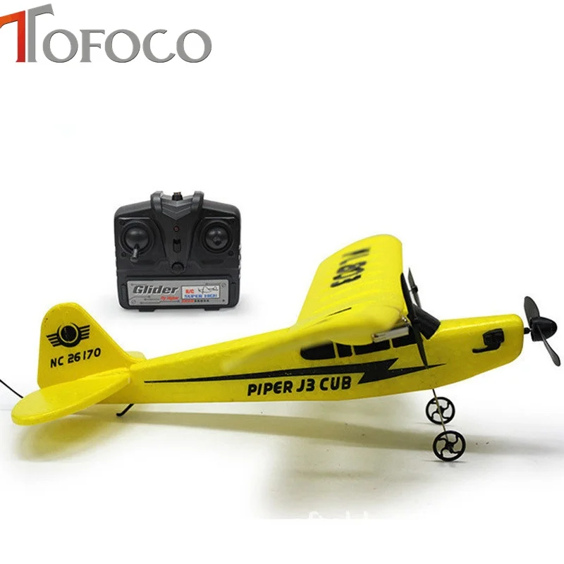 TOFOCO Remote Control Plane Toys For Children Gift RC Plane 150m Distance TRC Plane Electric Foam Outdoor RC Toy