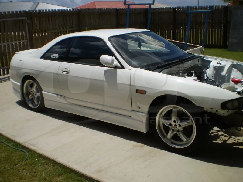 1995-1998 Nissan Skyline R33 GTS 2D M Sport Style Body Kit FRP (5)