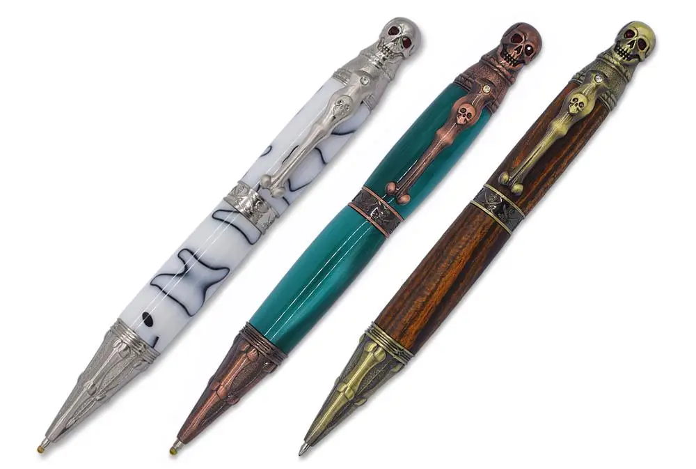 

DIY pirate skull twist pen kits RZ-BP229#-