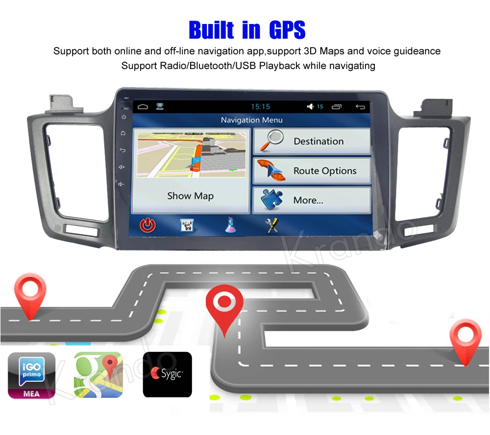 Sale Krando 10.1" Android 7.1 car navigation multimedia system for toyota RAV4 2013+ audio radio gps dvd player WIFI 3G DAB+ 2 Sale Krando 10.1" Android 7.1 car navigation multimedia system for toyota RAV4 2013+ audio radio gps dvd player WIFI 3G DAB+ 2