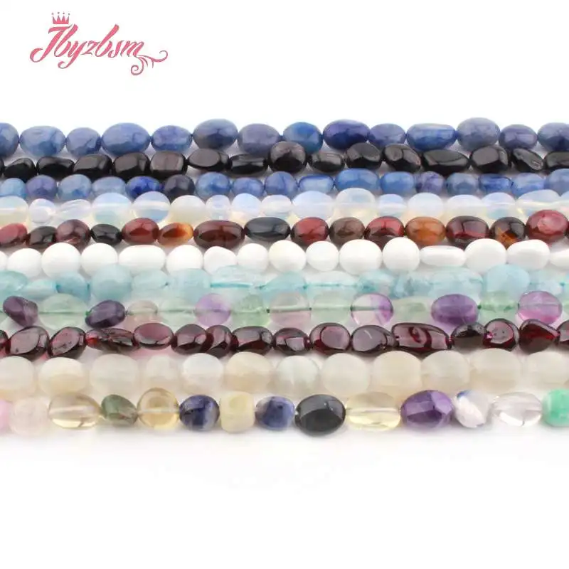 

4x6x5-8mm Freeform Chip Beads Natural Stone Beads Moonstone Kyanite Lapis For DIY Necklace Bracelet Jewelry Making 15"