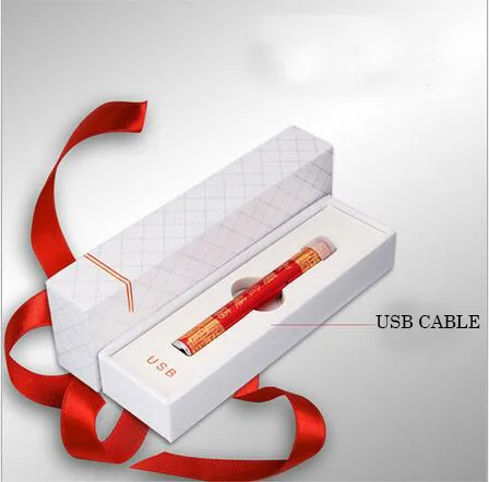 Мини цилиндрическая Зажигалка для сигарет USB Электронная зарядка выдувная