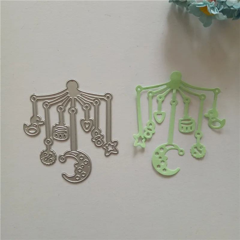 new Wind Chimes Baby Bed Bell Metal Cutting Dies Stencil Embossed Scrapbooking Decorative DIY baby's toy crafts Cards