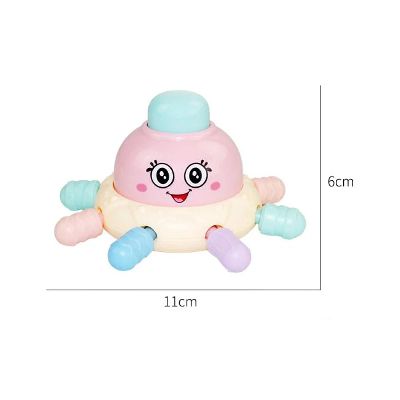 1 шт., безопасный Мягкий прорезыватель для зубов Kawaii Octopus Molar, детские игрушки для новорожденных, забавная игра для детей, подарки для мальчиков и девочек