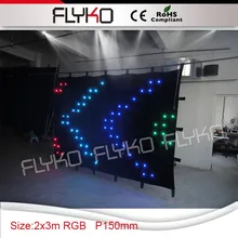 P15 вы трубка brightnees светодиодный видео занавес свадебной сцены экран дисплея