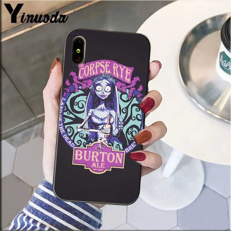 Yinuoda Тим Burtons тело невесты дизайн Новинка чехол для телефона Fundas чехол для iPhone 8, 7, 6, 6 S, Plus, 5, 5S SE XR X XS MAX корпус под плетенную сумку