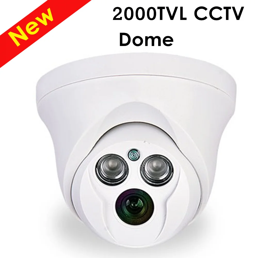 Mini Analog High Definition Surveillance 2000TVL Dome CCTV Camera HD