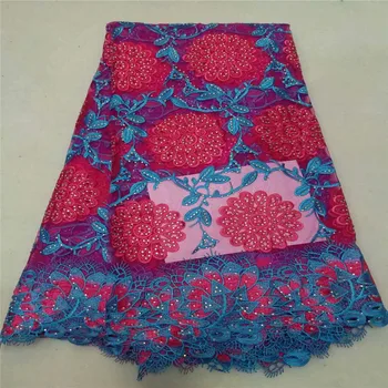 

French Lace Fabric Nigeria Lace Fabric High Quality African Tulle Lace Fabric For Wedding Party Dress df9-58