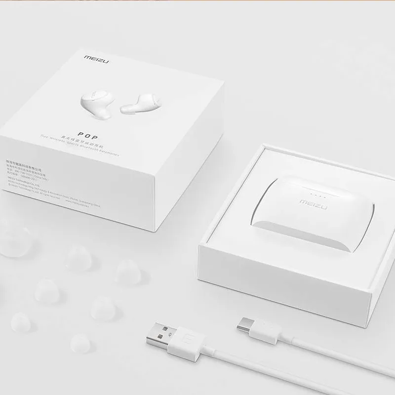 Беспроводные Bluetooth наушники Meizu POP TW50 Спортивная мини гарнитура 4 2 с зарядным