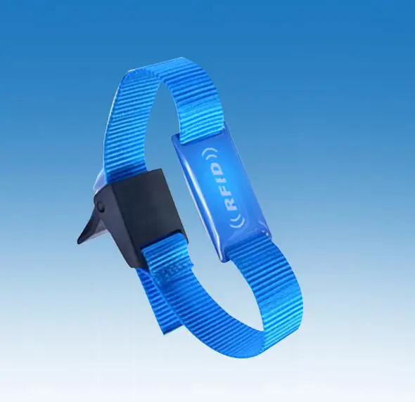 500 шт./лот 13,56 МГц или 125 кГц RFID Браслет близость нейлон NFC смарт-часы тип для контроля доступа