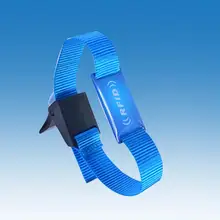 500 шт./лот 13,56 МГц или 125 кГц RFID Браслет близость нейлон NFC смарт-часы тип для контроля доступа