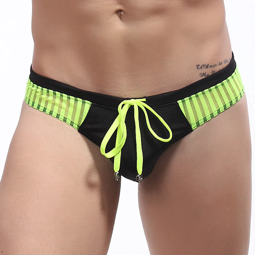 Men Brief Swimwear Mens Flamingo Swimming Briefs Bikini Low Waist Penis Pouch Swim Suit man Hot Sexy Swimsuit Surfing shorts N50