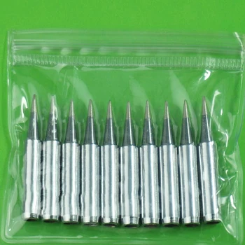 

10pcs/set Lead-free Solder Screwdriver Iron Tip 900M-T-0.8D For Soldering Rework Station Tool Kit